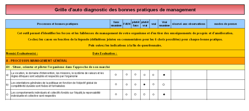 grille Auto eval